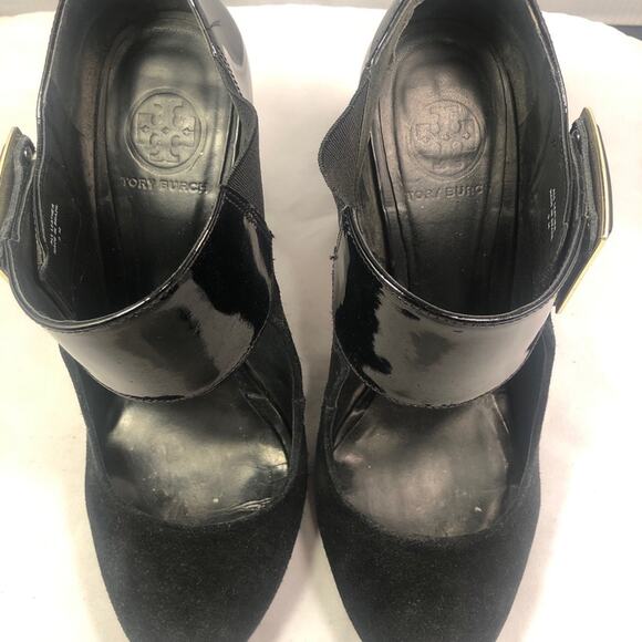 Tory Burch Suede and Patent Leather Mary Janes - Picture 13 of 16
